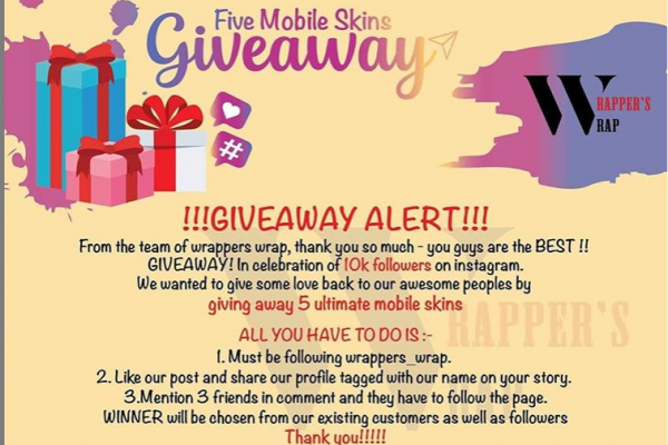 Wrappers Wrap Nepal Giveaway