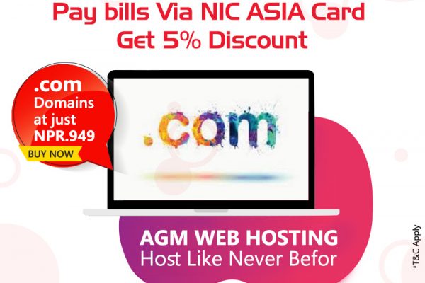NIC Asia and AGM Web Hosting Domain Offer | 5% off