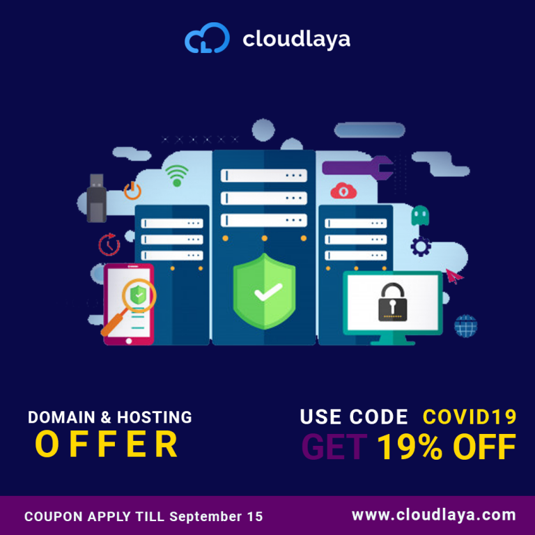 Read more about the article Cloudlaya 19% OFF on Domain and Hosting