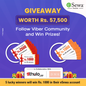 esewa giveaway nepali coupons