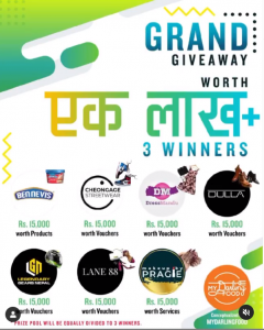 grand giveaway nepali coupons