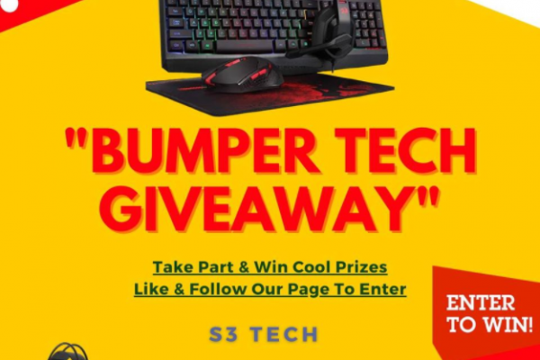 S3 Tech Bumper Tech Giveaway | Nepali Coupons