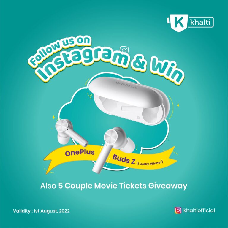 Read more about the article Khalti Earbuds and Movie Tickets Giveaway Alert